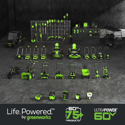 Greenworks 60V 13" Cordless String Trimmer & Leaf Blower Combo Kit, 4.0 Ah Battery and Charger Included