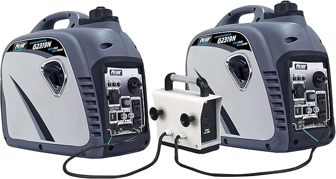Pulsar 2,300W Portable Gas-Powered Quiet Inverter Generator With USB Outlet & Parallel Capability, Carb Compliant, G2319N
