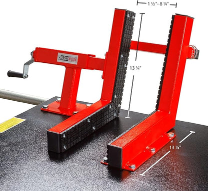 Black Widow Air Over Hydraulic UTV ATV Lift Table 2,500 lb. Maximum Capacity 64" Wide with Side Extensions