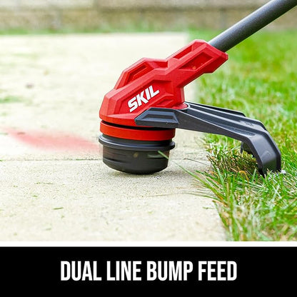 SKIL Brushless 40V 14" String Trimmer and 460CFM Blower Combo Kit Including 2.0Ah Battery and 60W Charger-CB1400C-11