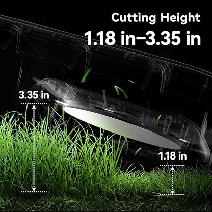 Neomow X Robot Lawn Mower Perimeter Wire Free for 1 Acre 3D LiDAR SLAM+Vision Mapping Robotic Lawnmower with 4G, No RTK Station Required, AI Accurate Obstacle Avoidance, App Control, Anti-Theft