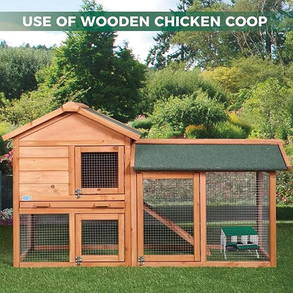 Chicken Nesting Boxes with Rollout Egg Collection – 3-Compartment Metal Hen Nest Box with Removable Trays, Slanted Roof & Ventilation, Wall Mount or Standing for Backyard Poultry Coop, Green