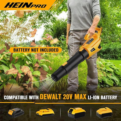 2-in-1 Cordless Leaf Blower and String Trimmer Combo Compatible with Dewalt 20V Battery, 500CFM/150MPH Electric Leaf Blower, 12-Inch Cordless Weed Wacker/Weed Eater/Grass Trimmer (Bare Tool)
