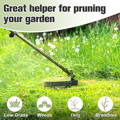 String Trimmer Line .080", 445 Feet Weed Eater String, Round Trimmer Line for Universal Replacement, Orange Premium Nylon String Trimmer Line for Light Grass&Weeds
