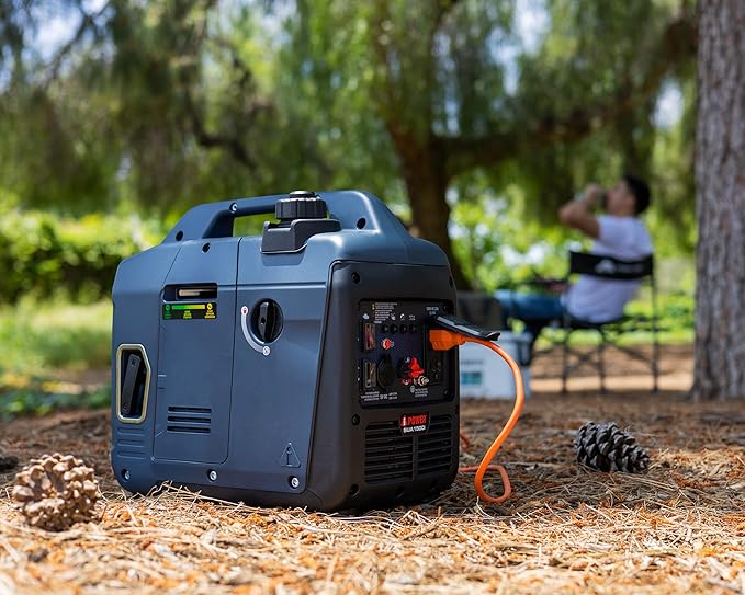 A-iPower 1500 Watt Portable Quiet Inverter Generator Gas Powered, Small Ultra Lightweight Quiet Generator for Camping, Tailgating, Home Backup, Emergency, EPA & CARB Compliant, CO Sensor (SUA1500i)