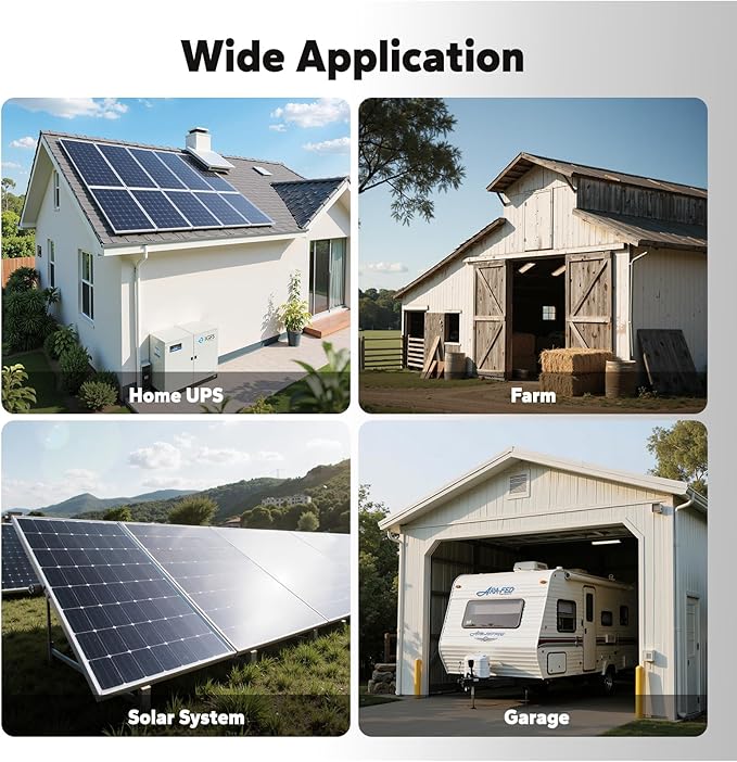 LiTime 24V 3000W All-in-One Solar Inverter Charger | 60A MPPT Solar Controller | Pure Sine Wave Output | Uninterrupted Power Supply | RS485 Communication | Home Energy Storage, Off-Grid Solar System