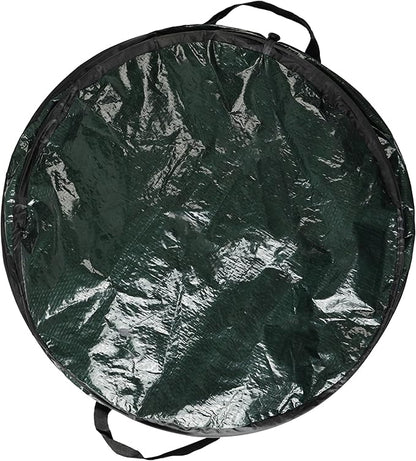 29.5-Gallon Pop Up Outdoor Garbage Can - Collapsible Trash Can for Parties, Yard Waste, or Laundry - Camping Accessories by Wakeman
