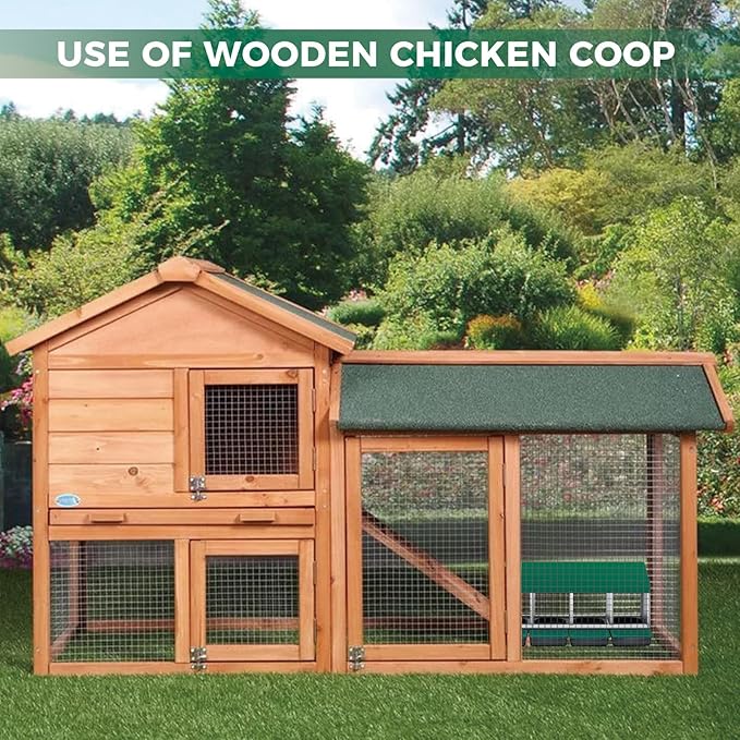 Chicken Nesting Boxes with Rollout Egg Collection – 4-Compartment Metal Hen Nest Box with Removable Trays, Slanted Roof & Ventilation, Wall Mount or Standing for Backyard Poultry Coop, Green