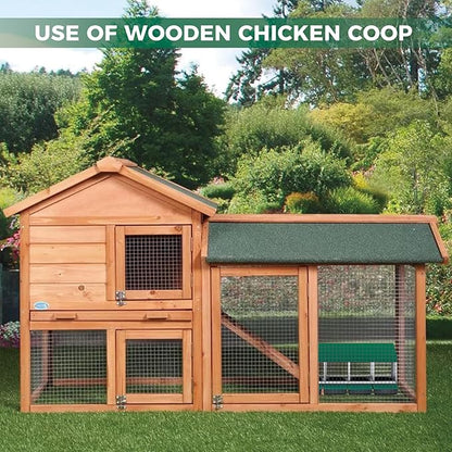 Chicken Nesting Boxes with Rollout Egg Collection – 4-Compartment Metal Hen Nest Box with Removable Trays, Slanted Roof & Ventilation, Wall Mount or Standing for Backyard Poultry Coop, Green