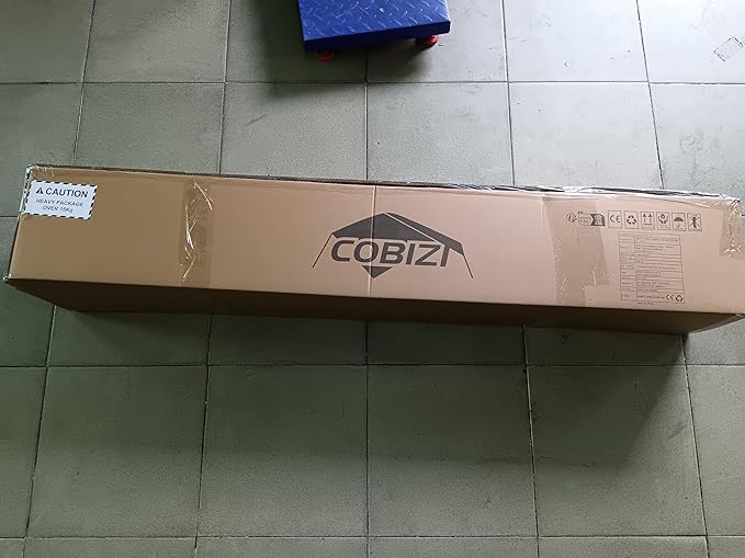 COBIZI 10x10 Pop Up Canopy with 4 Sidewall,Heavy Duty Canopy UPF 50+ All Season Wind Waterproof Commercial Outdoor Wedding Party Tents for Parties Canopy Gazebo with Roller Bag (10 x 10 ft Black)