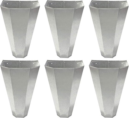Little Giant RC2 Galvanized Steel Medium Poultry Restraining Cone, (6 Pack)