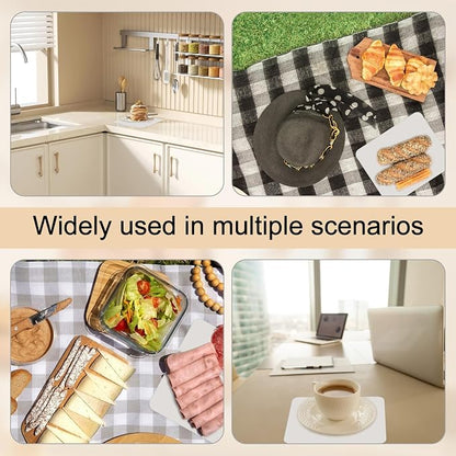 JJUNW 2pcs Small Silicone Mats for Crafts, Multi-Purpose Counter Pad Placemat Table Mat for Epoxy Resin Molds, DIY Art Crafts, Kitchen,Dining (9.45x7.87 inches)(Gray)