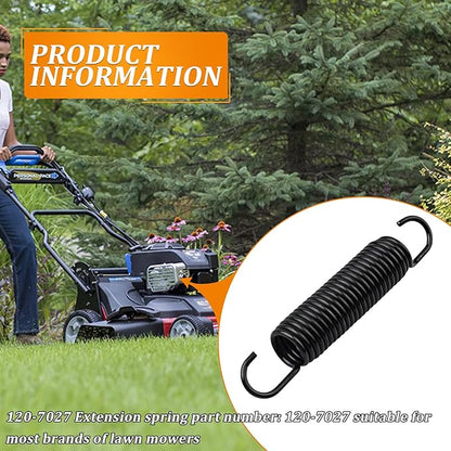 120-7027 Tension Spring, Fits for Toro Timemaster&Quest Lawn Mower Series 20199 20200 21199HD 21200 22200 22205 TE 22210 74670 74675 74680 74781 74784 74798, Replacing Commercial ECS180CKA30000