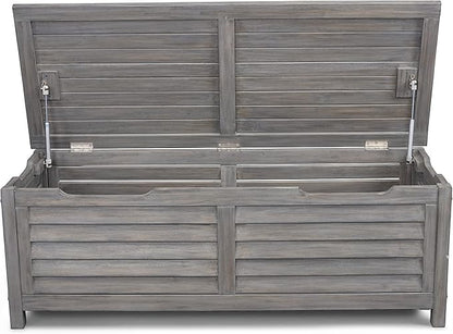 Homestyles 5664-25 Maho Deck Box, Grey