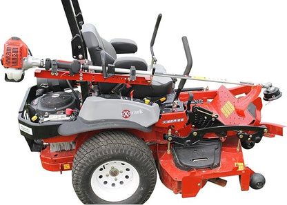 Jungle Jim’s ZTR-TR Zero Turn Mower Trimmer Holder – Adjustable Fit for 1"-2" Roll Bars – Quick Clamp Locking System
