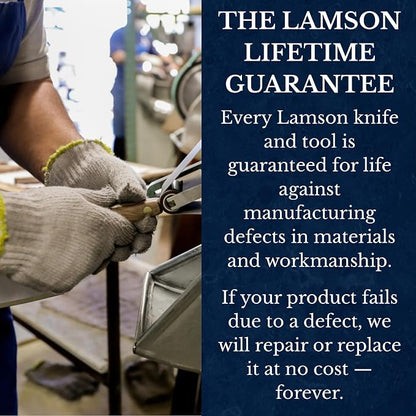 Lamson Kitchen Shears, 8 In Forged Take Apart Poultry Scissors | High-carbon steel cuts chicken bones, herb stems, twine and pizza; blades separate at the pivot; all stainless build