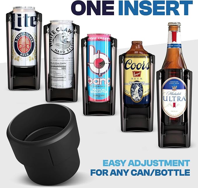 Frost Buddy XL Can Cooler - Fits 12/16/20/24 oz Cans & Bottles | Keeps drinks chilled 12+ hrs | No sweat, no condensation | Fits slim & standard cans | Durable, portable design