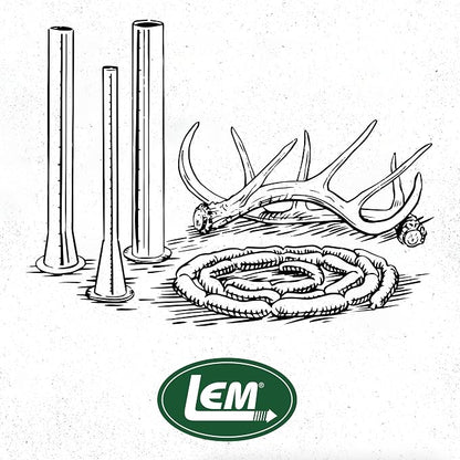 LEM Products Clear Smoked Collagen Casings, 19mm, Edible Sausage Casings, Stuffs Approximately 16 Pounds Per Pack, Great for Snack Sticks, Hot Dogs, Metts, Andouille, Brats, and More, 2-Pack