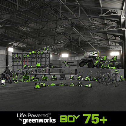 Greenworks 80V 16-Inch Brushless String Trimmer (Gen 2), Battery and Charger Not Included
