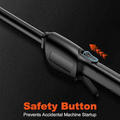 2-IN-1 Cordless Pole Saw & 8" Mini Chainsaw Battery Powered, Electric Pole Saws for Tree Trimming with 2 x 21V Batteries, Handheld Chainsaw & Pole Saw Combination