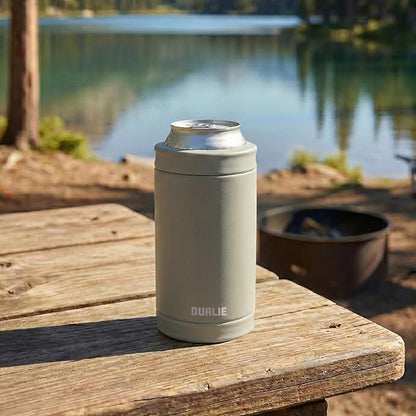 DUALIE 3 in 1 Insulated Can Cooler - 15+ Colors - Universal Size for 12 oz Cans, Slim Cans, and Bottles