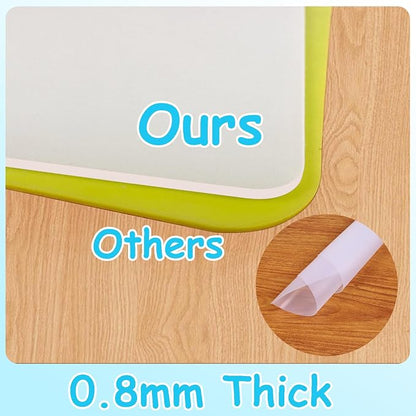 Extra Large Silicone Mats for Crafts: Heat Resistant Non-Slip 19.7" x 29.5" | Nonstick Easy to Cut Clear Silicone Sheet - Translucent Countertop Protector Pad for Jewelry Epoxy Resin Glitter DIY 1 Pcs