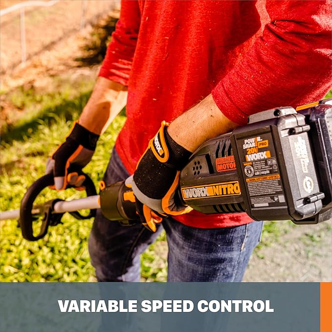 Worx Nitro WG186.9 40V Power Share PRO Attachment-Capable Driveshare 15" Cordless String Trimmer (Tool Only)