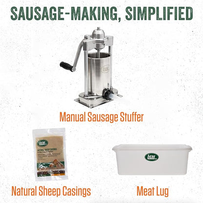 LEM Products Backwoods Breakfast Fresh Sausage Seasoning, 8.3 oz Packet | Pre-Measured Seasoning for Wild Game and Domestic Meat, Seasons Up to 25 Pounds of Meat for Homemade Patties and Sausages