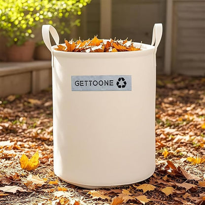 Lawn Garden Clippings Bags Yard Waste Bins Reusable Bags Leaf Container and Trash Bag With Two Carry Handles Two Size (Bigger size)