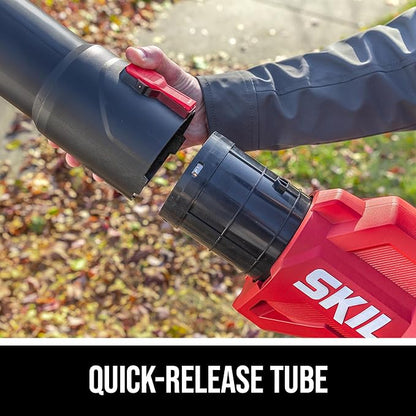 SKIL Brushless 40V 14" String Trimmer and 460CFM Blower Combo Kit Including 2.0Ah Battery and 60W Charger-CB1400C-11