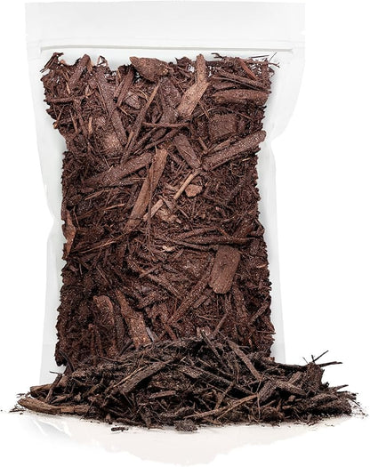 Gardenera Organic Brown Mulch - Nurture Your Plants with Natural Nutrients - 20 QUARTS