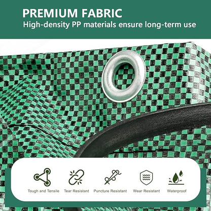 Reusable Yard Waste Bags, 72 Gallon Lawn and Leaf Bags 4 Pack with Reinforced Handles and Gardening Gloves, Heavy Duty Standable Garden Waste Bags for Leaves, Grass, Camping, Recycling