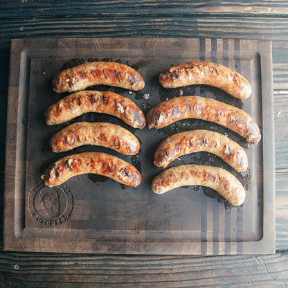 Bearded Butchers Chipotle Bratwurst DIY Kit – Smoky & Savory Brats – Includes Chipotle Seasoning, High-Temp Cheddar Cheese & 32mm-35mm Natural Hog Casings for Up to 25 lbs Meat