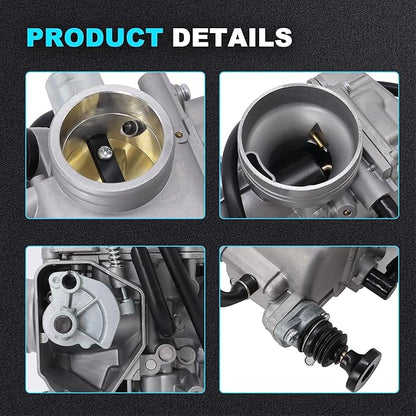 TRX350 Carburetor Compatible with Honda Rancher 350 TRX350TM TRX350TE 350ES 350FE 350FMTE 2000-2006,TRX350 Fourtrax 1986-1987, TRX450FE TRX450FM Foreman 2002-2004, TRX450S TRX450ES Foreman