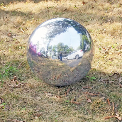Generic Big Shiny Balls Giant Inflatable Mirror Balls for Events & Decor - Party, Advertising, Shows, Stage Decoration - Hanging & Standing-Various Sizes & Colors - Silver (2.5m/8.2ft)