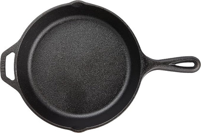 Lodge 8 Inch Pre-Seasoned Cast Iron Stamped Skillet - Signature Teardrop Handle - Use in Oven, on Stove, on the Grill, or Over a Campfire - Deer (Pack of 3)
