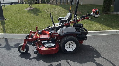 Jungle Jim’s ZTR-TR Zero Turn Mower Trimmer Holder – Adjustable Fit for 1"-2" Roll Bars – Quick Clamp Locking System
