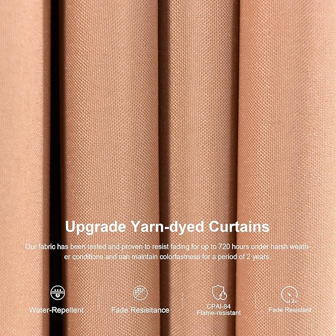PURPLE LEAF 11' X 13' Outdoor Hardtop Gazebo Patio Wide Aluminum Frame Galvanized Steel Double Roof with Heavy Duty Netting and Curtains for Permanent Hard Top Pavilion Screen,Khaki