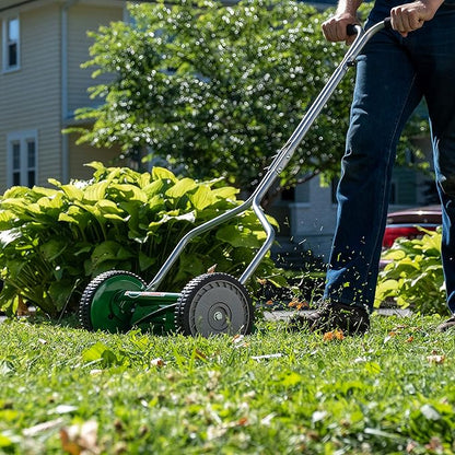 Scotts Outdoor Power Tools 304-14S 14-Inch 5-Blade Push Reel Lawn Mower, Green