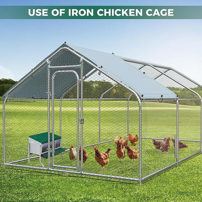 Chicken Nesting Boxes with Rollout Egg Collection – 3-Compartment Metal Hen Nest Box with Removable Trays, Slanted Roof & Ventilation, Wall Mount or Standing for Backyard Poultry Coop, Green