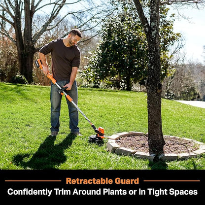 LawnMaster CLGT2412S 24V 12" Cordless String Trimmer 2.0AH Battery & Charger Included
