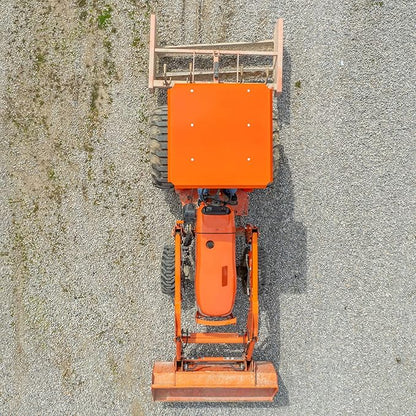 Universal Tractor Canopy | ROPS 1.5”-3” | Robust Steel | Orange | Easy Install